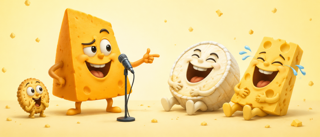 cheese puns and cheese jokes